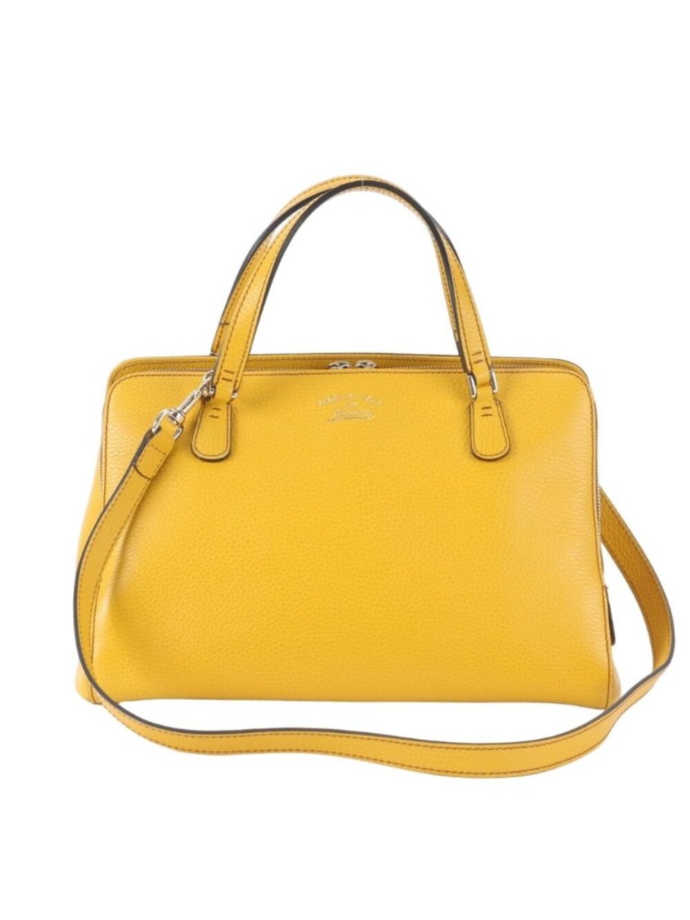 Gucci Swing Leather 2-Way Shoulder Bag Crossbody Hand Tote